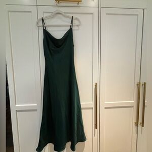 Forest green slip dress from SHEIN never worn.